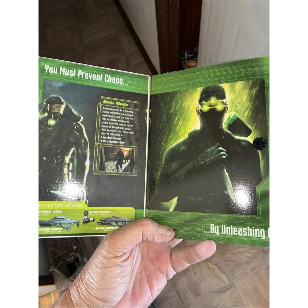 Tom Clancy's Splinter Cell: Chaos Theory PC DVD-ROM mint
